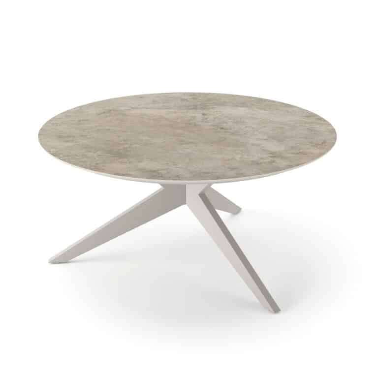 Yate dining table alu sand mat, top ceram chianca mm dcm large