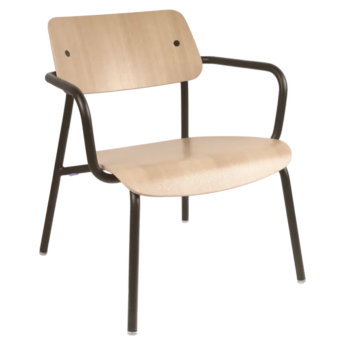 STUDIE FAUTEUIL LOUNGE CHENE TONKA SKU E
