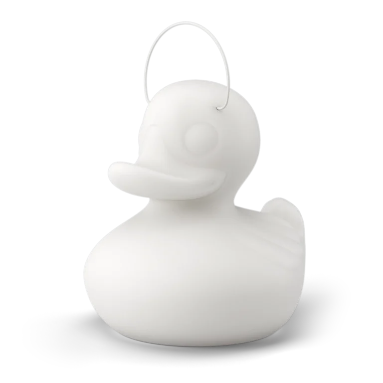 Goodnight Light The MEGA DUCK DUCK Lamp by Marke Newton copyright Goodnight Light WHITE perspec