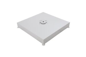 Solux umbrella base steel cross with cover alu dune mat () STUD large